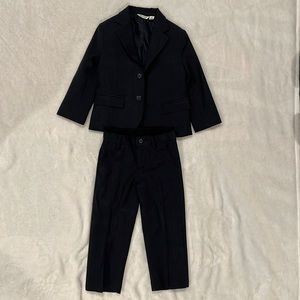 Like New Janie and Jack Navy Wool Suit 2T